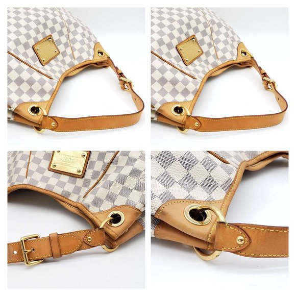 100% Authentic Louis Vuitton Galliera PM Damier Azur Hobo Bag - Picture 8 of 16